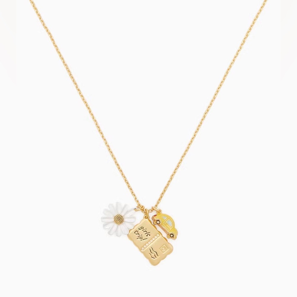 Kate Spade Off We Go Travel Necklace